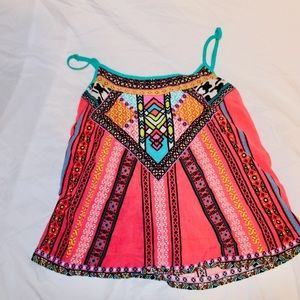 Colorful & Geometric Summer Top